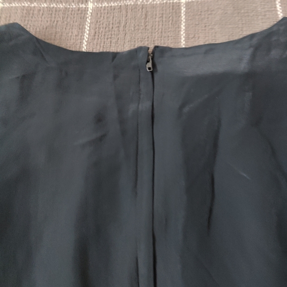 Vtg 90s Hugo Buscati Milano Silk Sheath Mini Dress - Picture 4 of 7